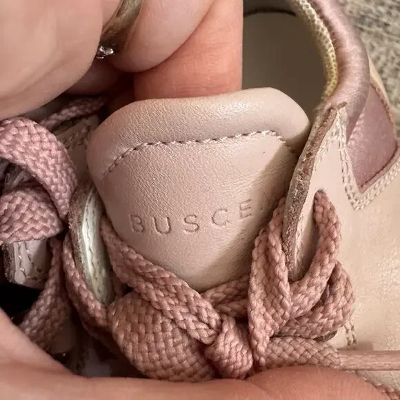 Buscemi Ventura Rosa Pink Toddler Girl Lace Up Sneakers Size EU 26 US 9.5 - Picture 9 of 9
